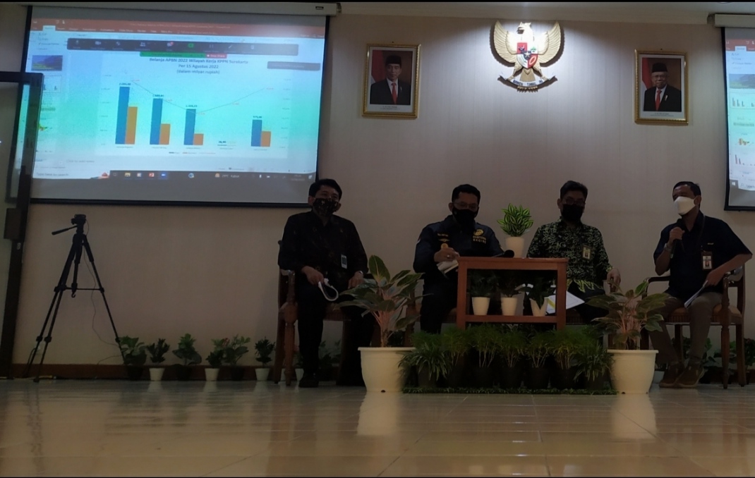 Serapan Belanja Modal APBN 2022 Rendah, Kepala KPPN Surakarta Hartana : Kita Dorong Satker Melakukan Akselerasi