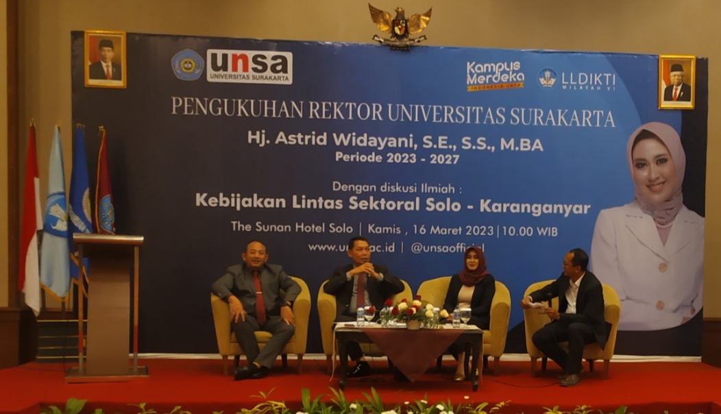 Rektor Universitas Surakarta Astrid Widayani : Muda, Cantik, dan Cerdas
